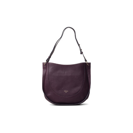Crinkles Sibel sac porté épaule bordeaux