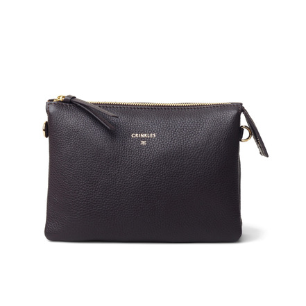 Crinkles Sibel crossbody zwart
