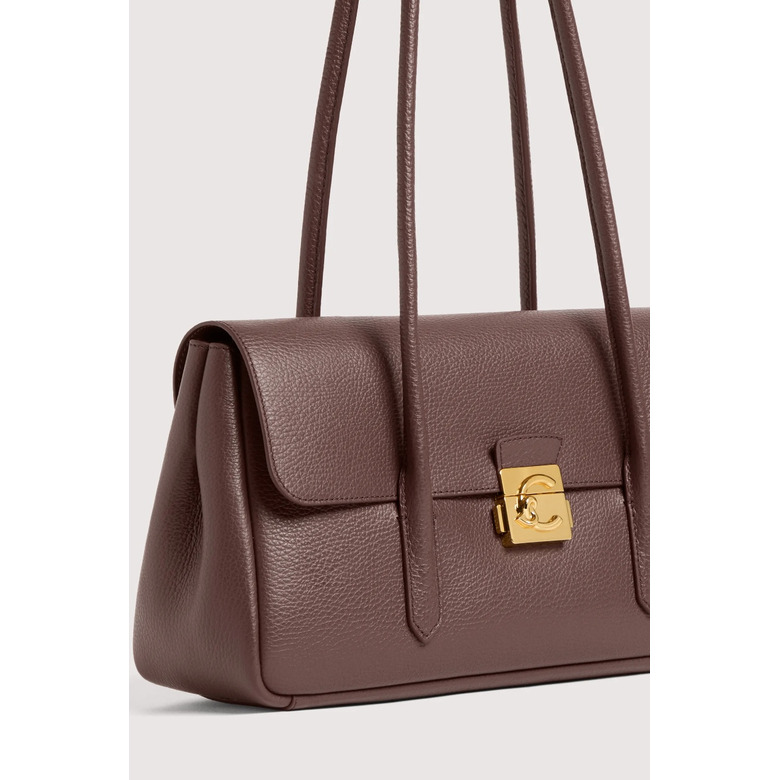 Coccinelle sac porté épaule bordeaux 4