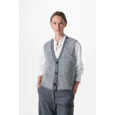 Zenggi strickjacke grau