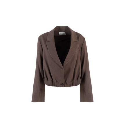 Nathalie Vleeschouwer vest bruin