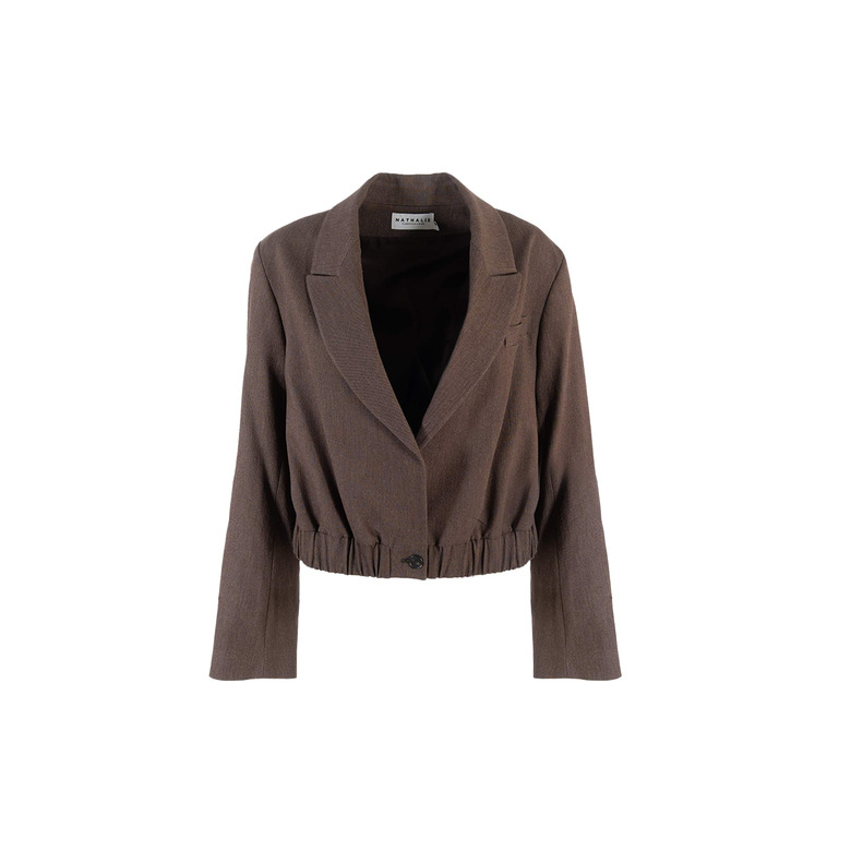 Nathalie Vleeschouwer vest bruin 1