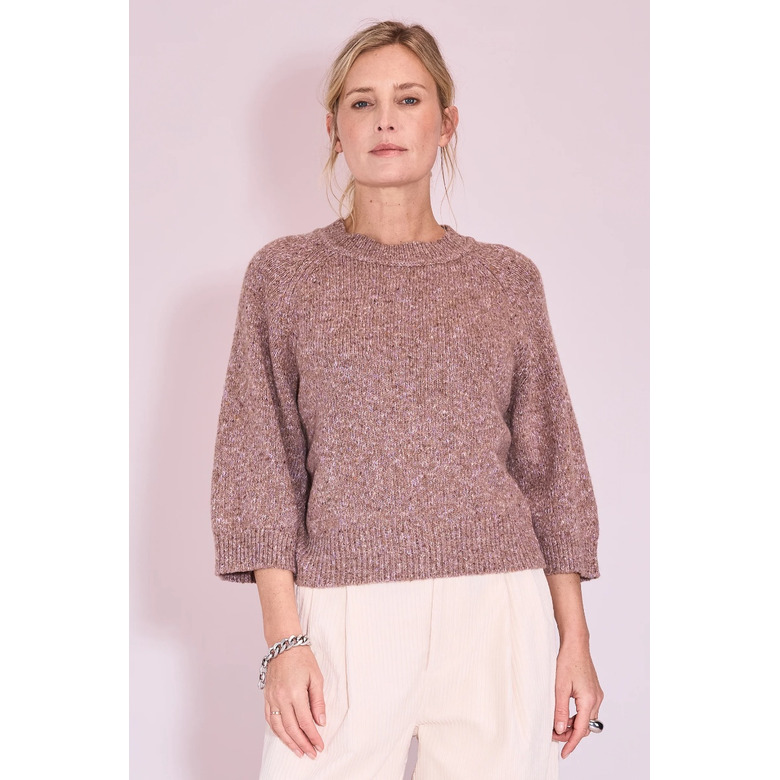 Nathalie Vleeschouwer trui roze 2