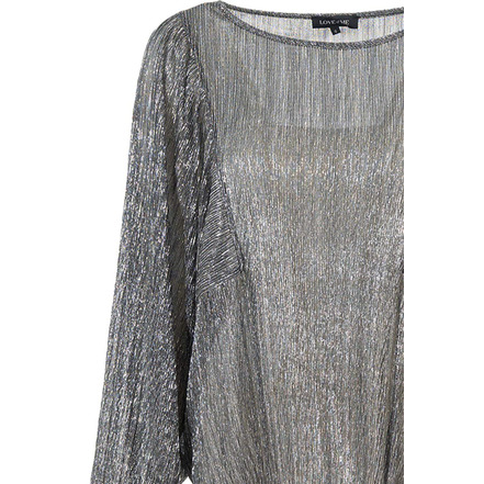 Love At Me blouse grijs