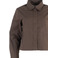 Closed blouse bruin 2