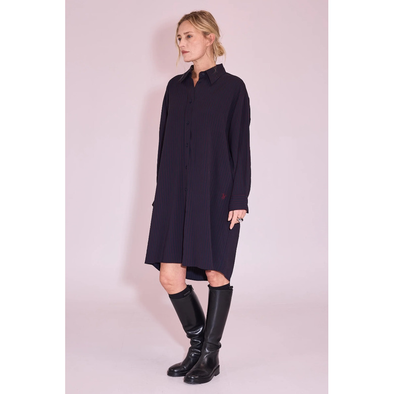 Nathalie Vleeschouwer jurk blauw 2