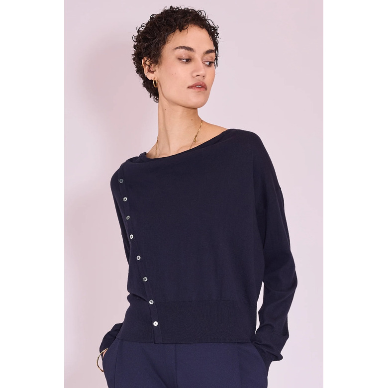 Nathalie Vleeschouwer trui blauw 2
