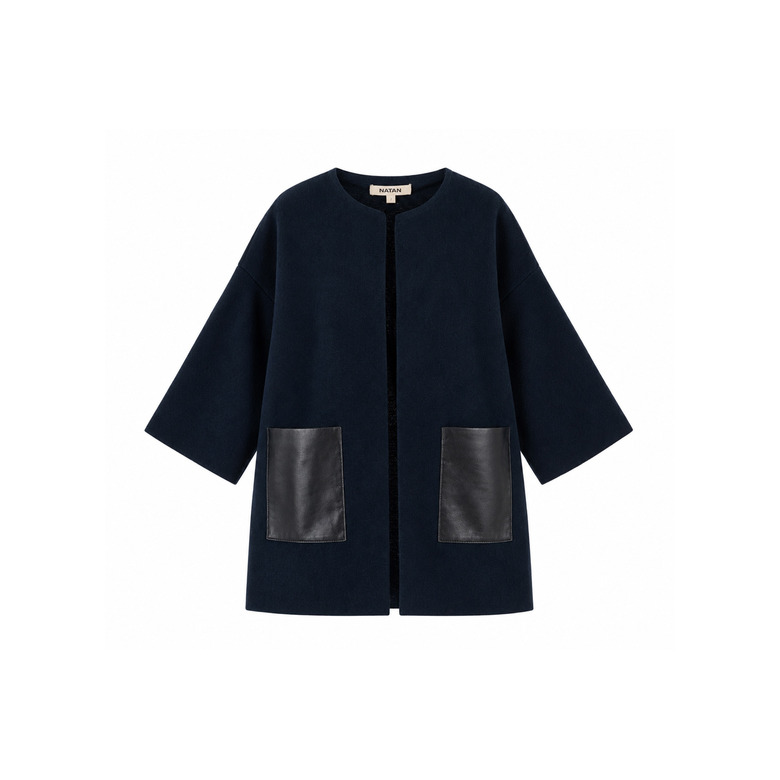 Natan cardigan blauw 1
