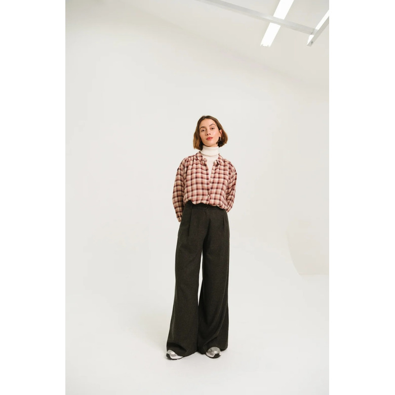 Sacrecoeur blouse bordeaux 2