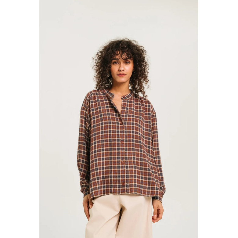 Sacrecoeur blouse cognac 2