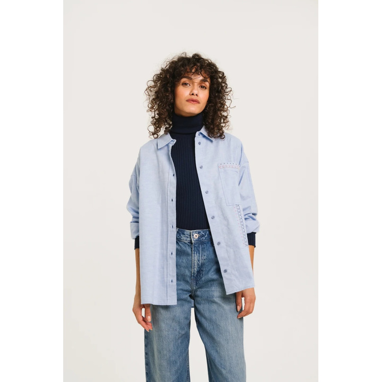 Sacrecoeur blouse blauw 2