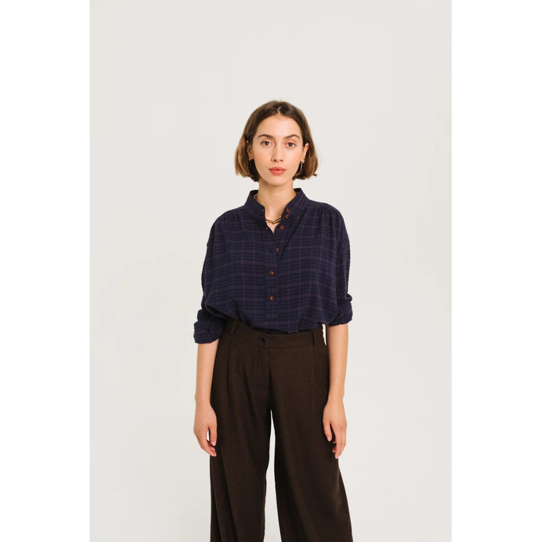 Sacrecoeur blouse blauw 2