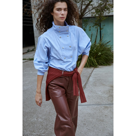 Badits blouse blauw
