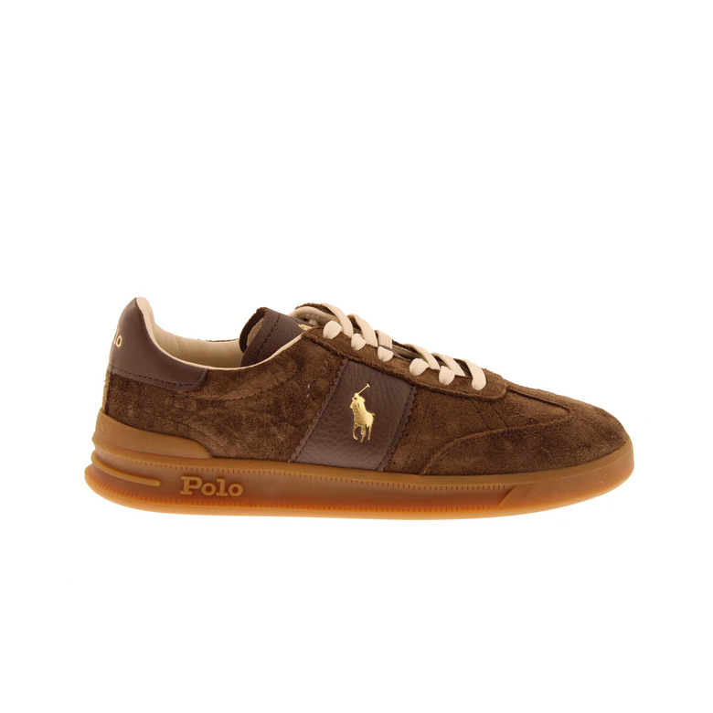 Ralph Lauren sneakers bruin 1