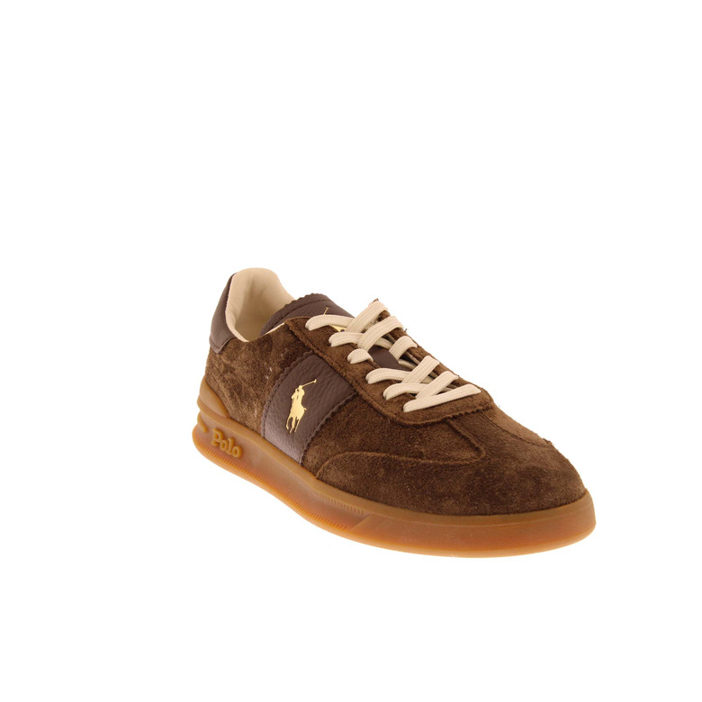 Ralph Lauren sneakers bruin 2
