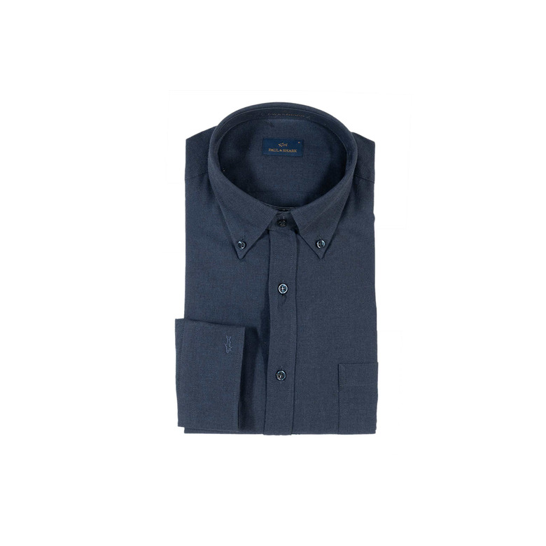 Boss hemd blauw 1