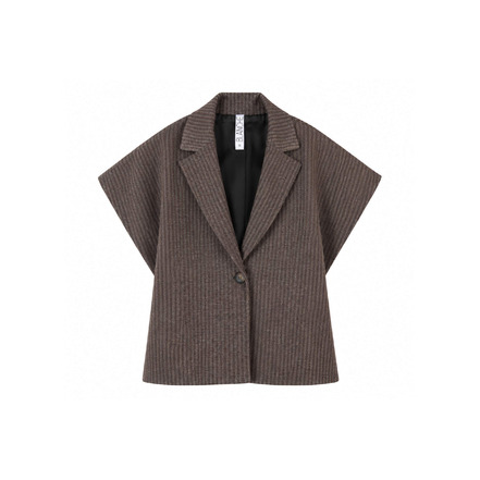 Dame Blanche blazer brun