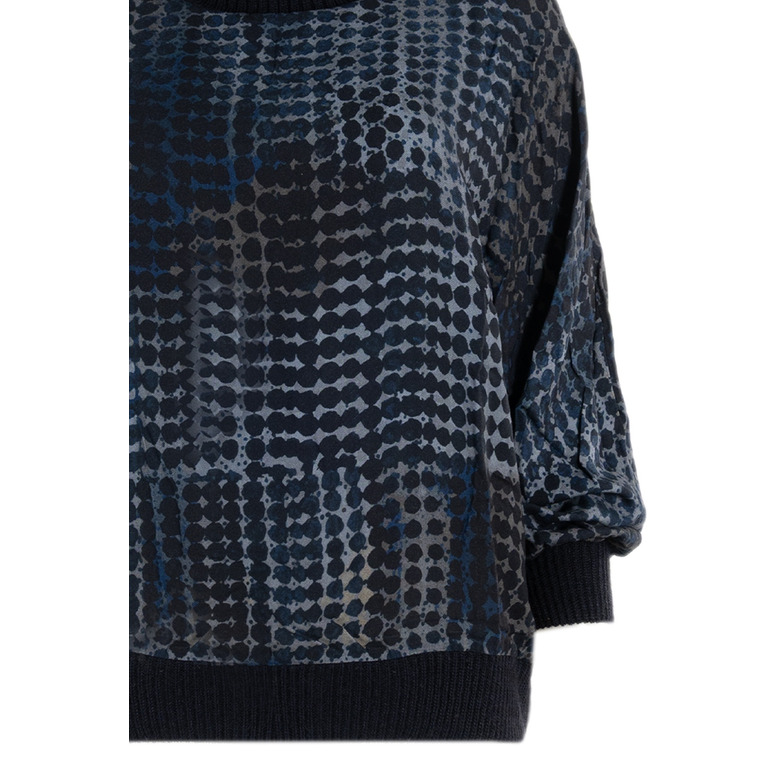 Dame Blanche pull bleu 2