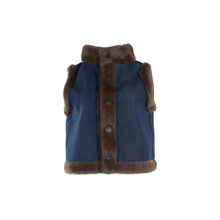 Atmos weste blau