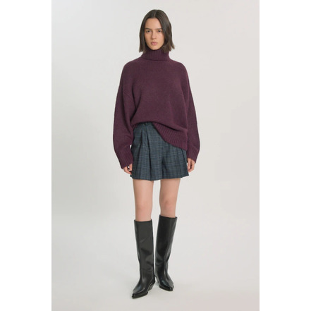 Edited sweater violet