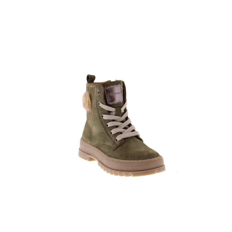 Innocent Shoes Meisjes bottes à lacets vert 2