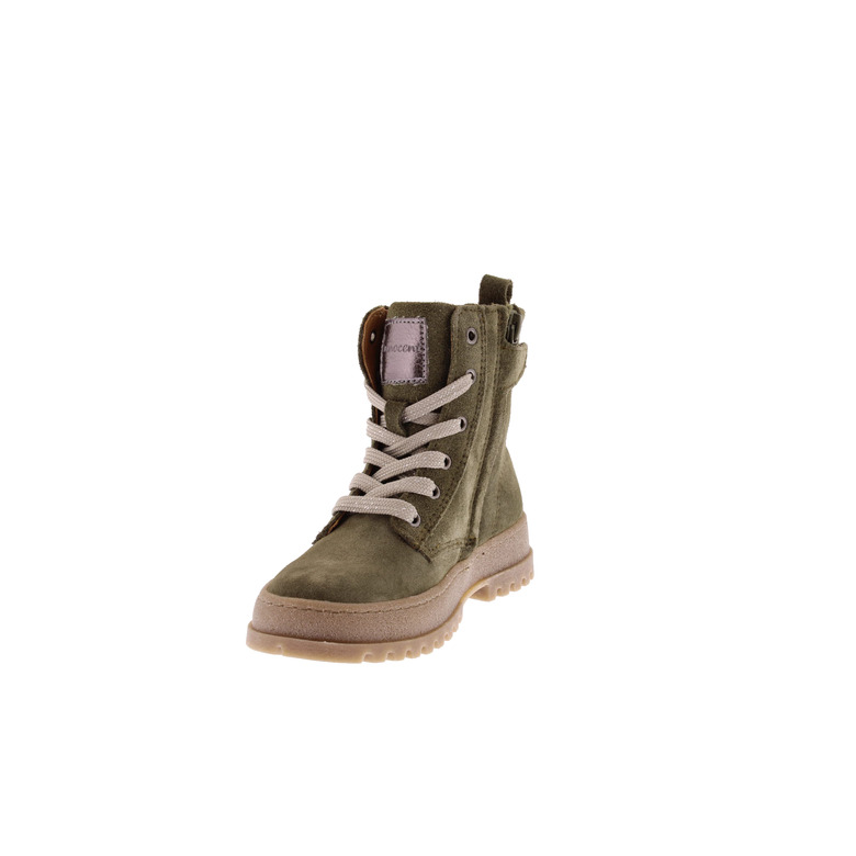 Innocent Shoes Meisjes bottes à lacets vert 3
