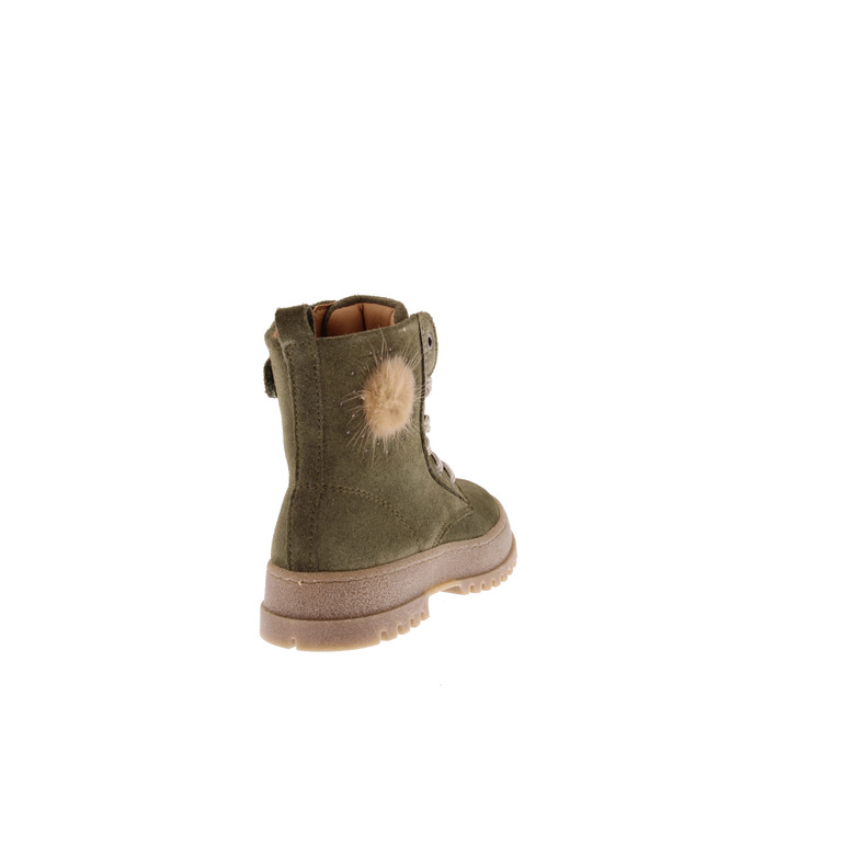 Innocent Shoes Meisjes bottes à lacets vert 4