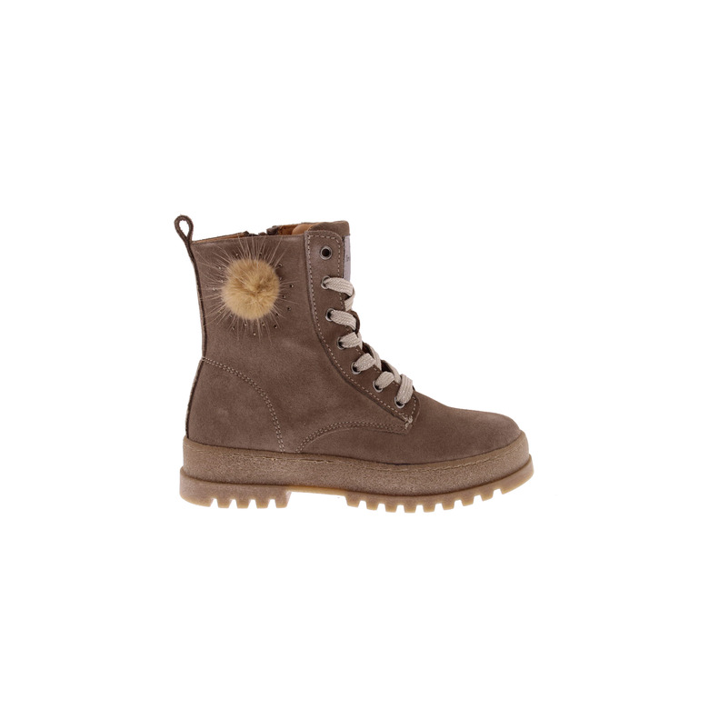 Innocent Shoes Meisjes bottes à lacets taupe 1