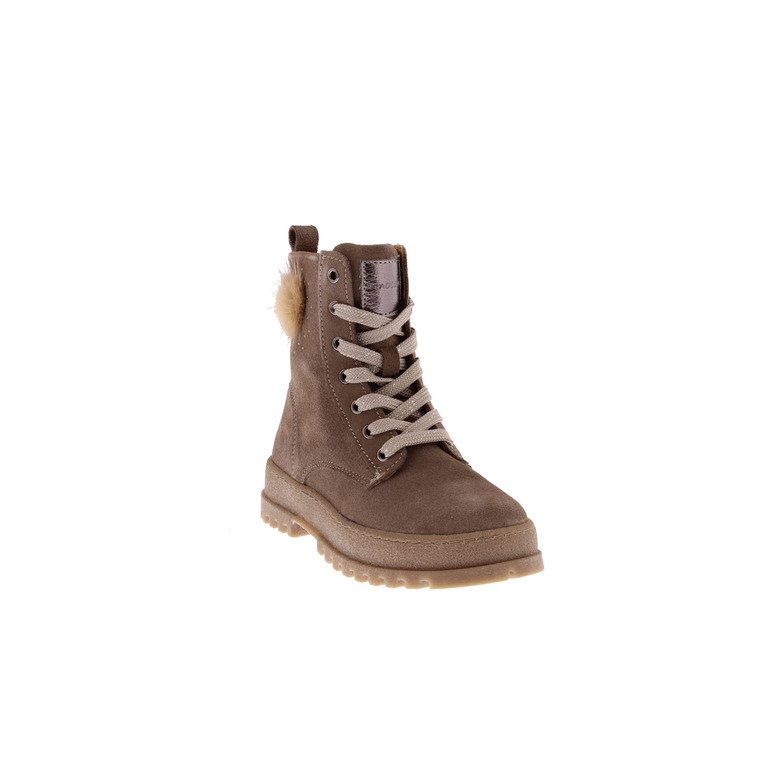Innocent Shoes Meisjes bottes à lacets taupe 2