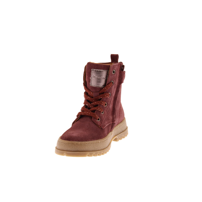 Innocent Shoes Meisjes schnürstiefel bordeaux 3