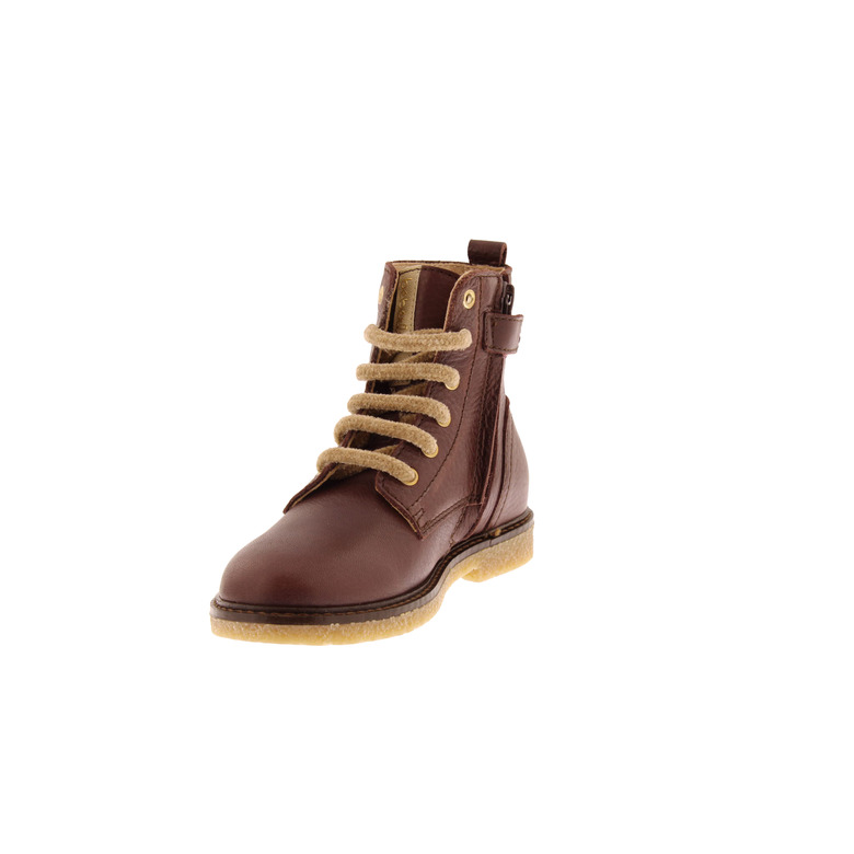 Beberlis bottes à lacets brun 3