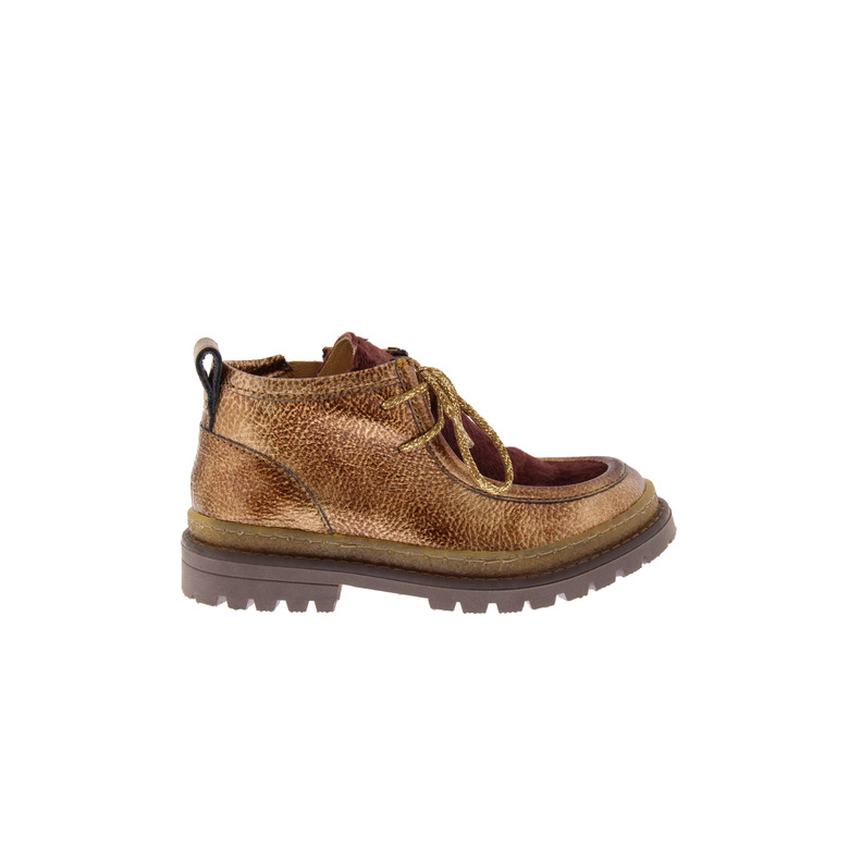 Pom D'api chaussures à lacets bronze 1