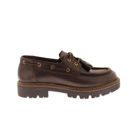 Sweet Lemon chaussures bateau brun