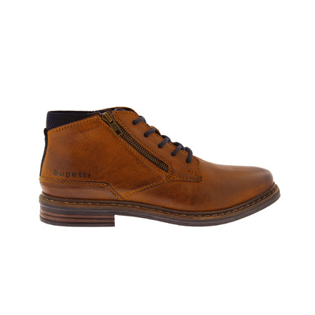 Bugattishoes high shoes cognac