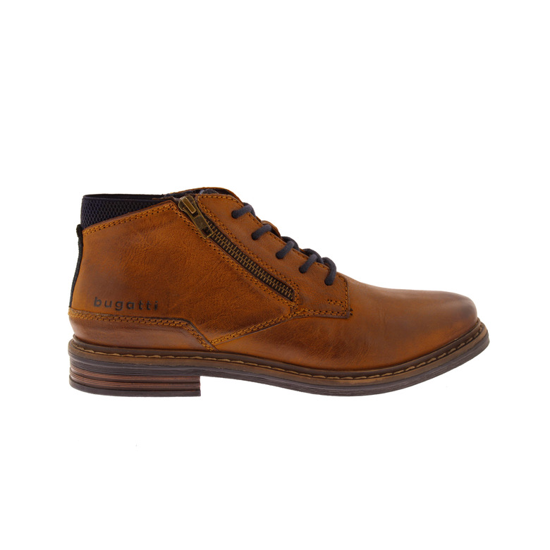 Bugattishoes chaussures hautes cognac 1