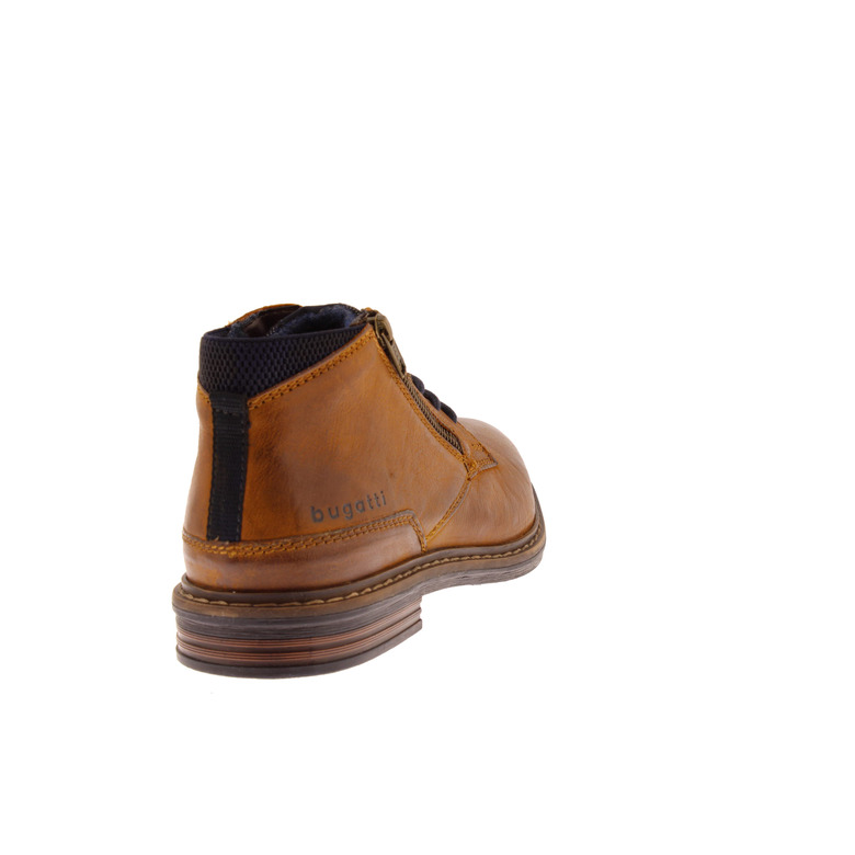 Bugattishoes chaussures hautes cognac 4