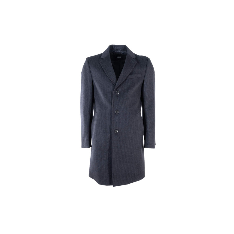 Boss mantel blauw 1