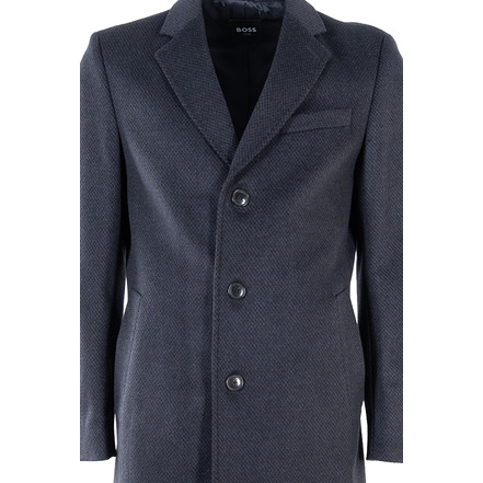 Boss mantel blauw
