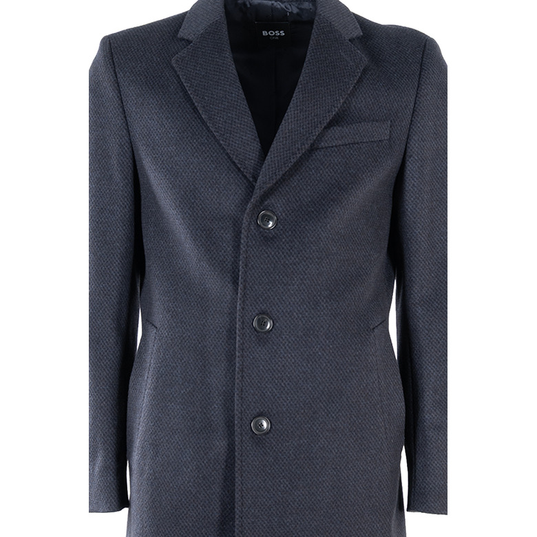 Boss mantel blauw 2
