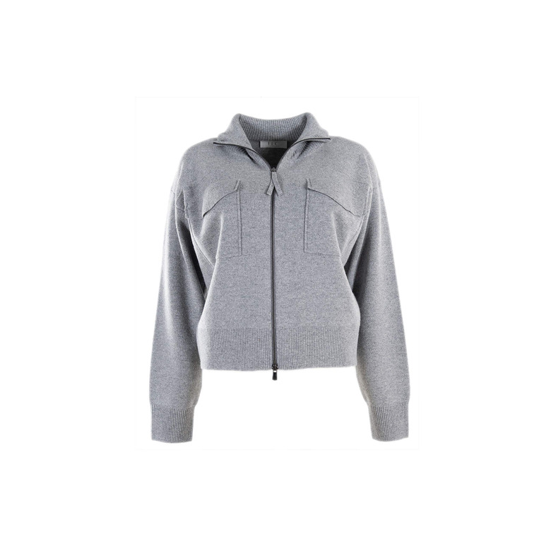 Ffc strickjacke grau 1