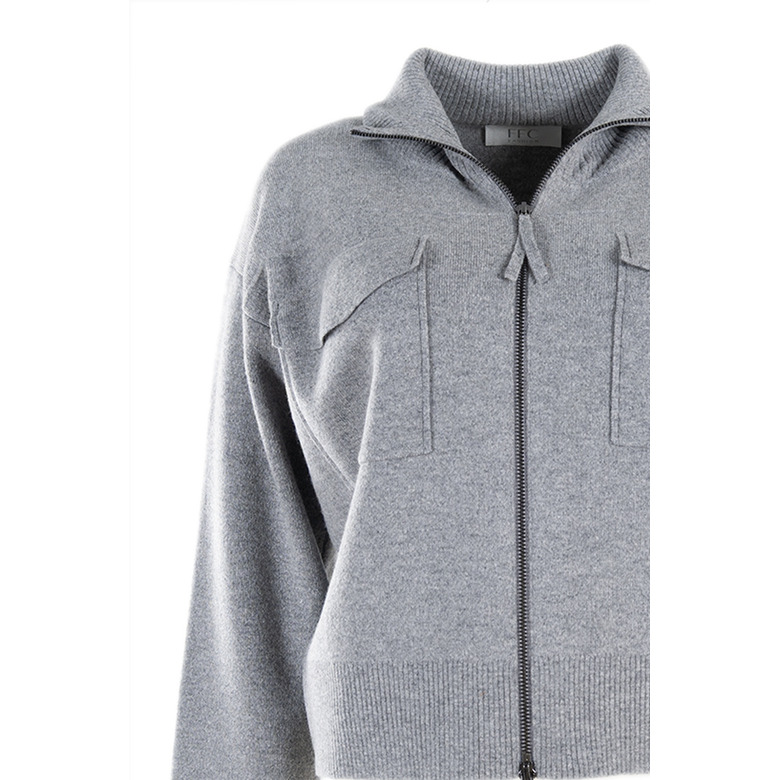Ffc strickjacke grau 2