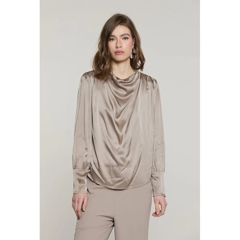 Relish blouse lightbrown 2