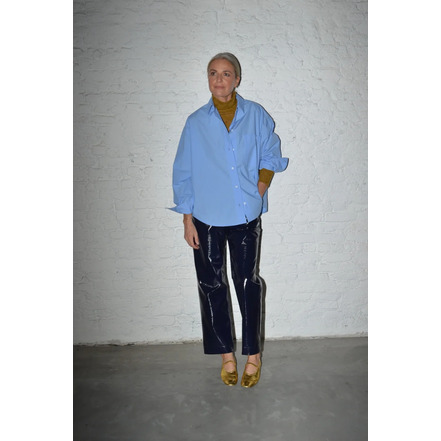 Collectors Club blouse blue