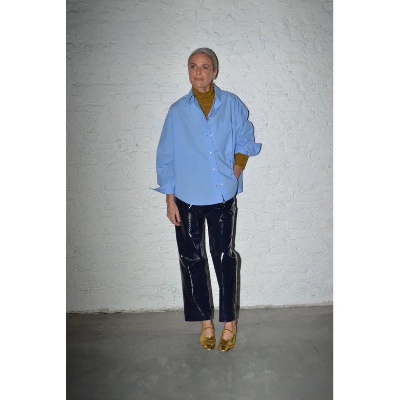 Collectors Club blouse blue 2