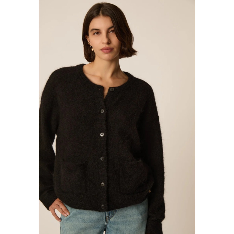 Des Petits Hauts strickjacke beige 2