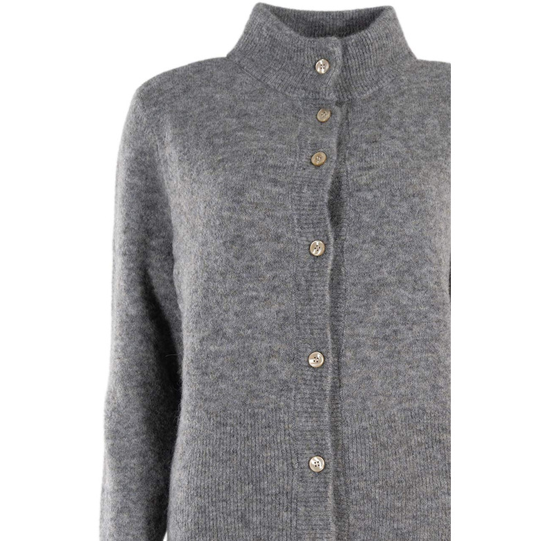 Sibin Linnebjerg strickjacke grau 2