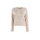 Sibin Linnebjerg strickjacke beige 1