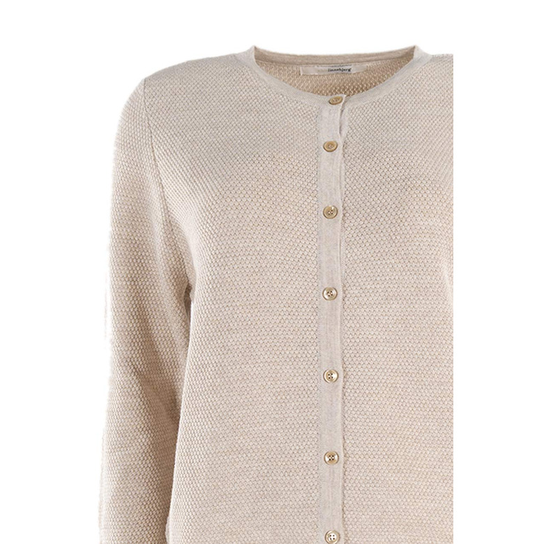 Sibin Linnebjerg strickjacke beige 2