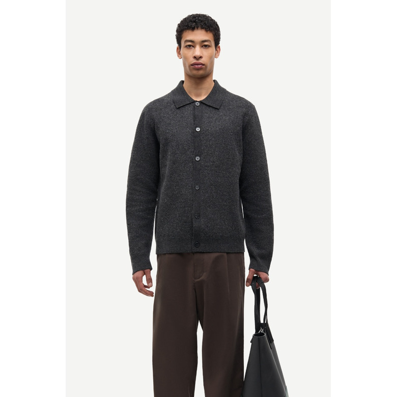 SamsØe SamsØe strickjacke grau 2