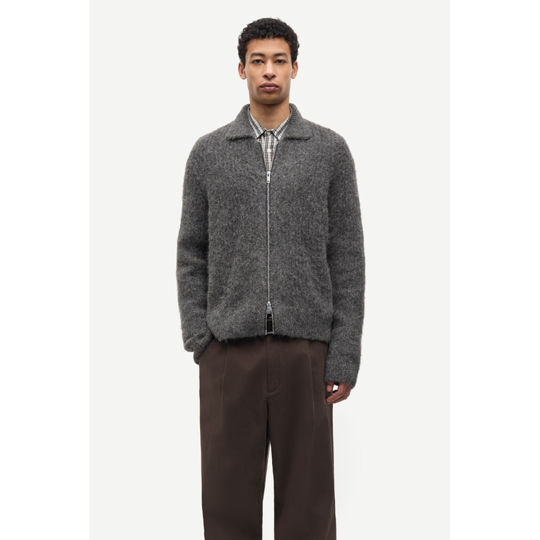 SamsØe SamsØe strickjacke grau 2